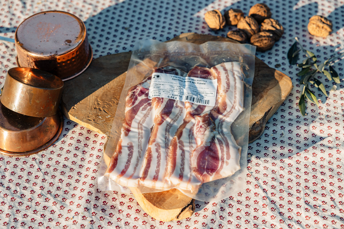 Poitrine fumee de porc de montagne