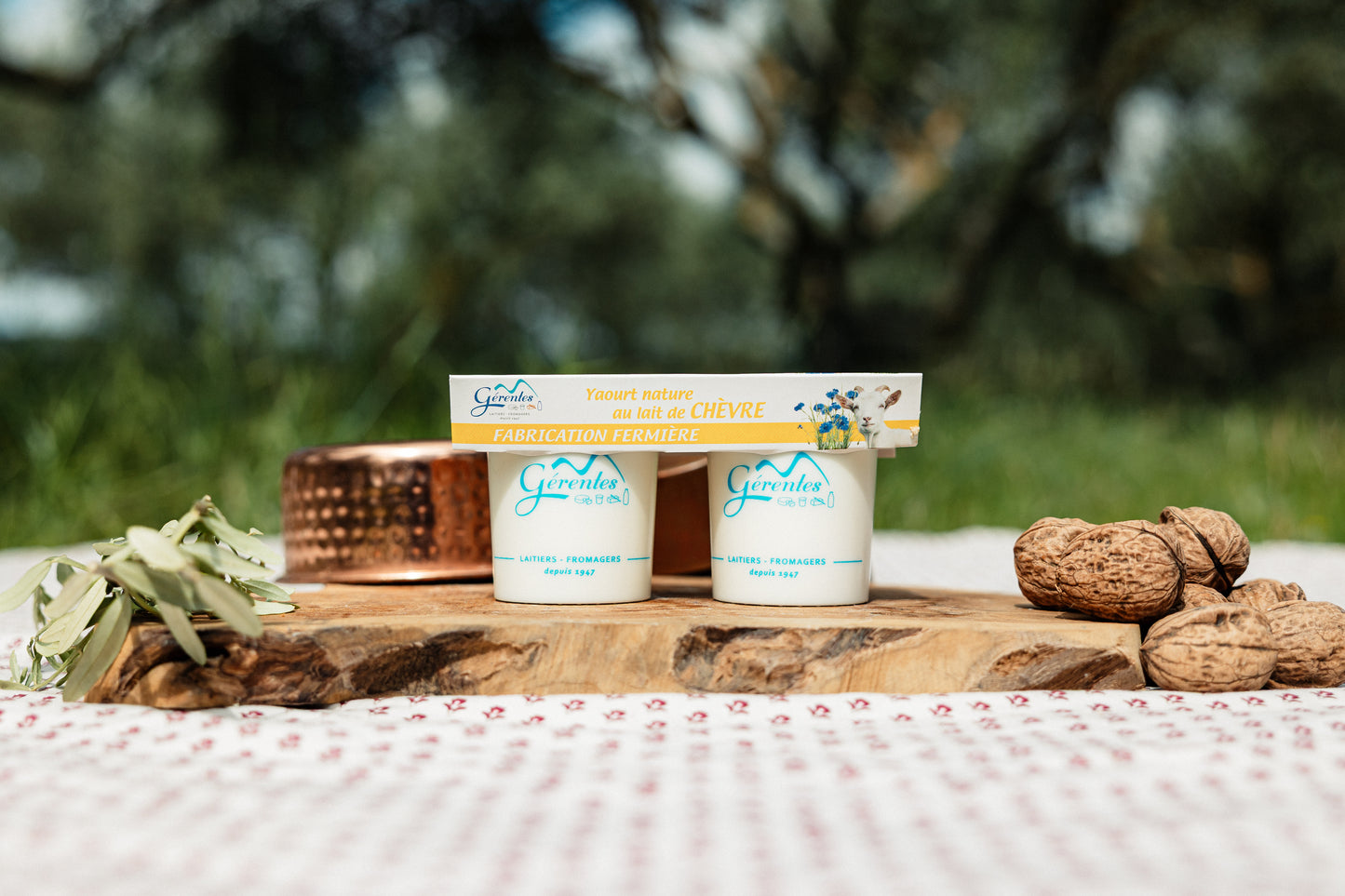 Yaourt nature au lait de chèvre