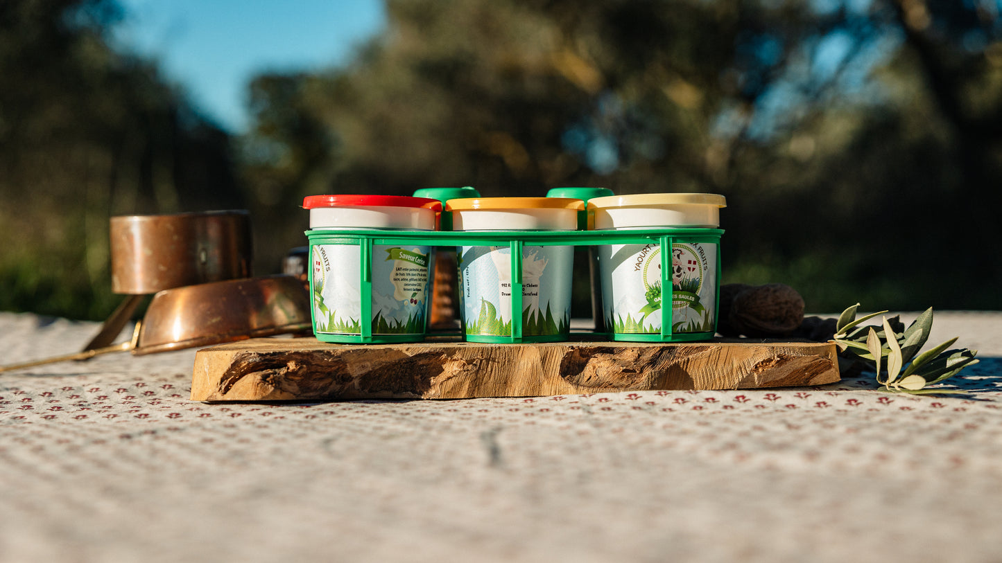 Yaourts fermiers aux fruits