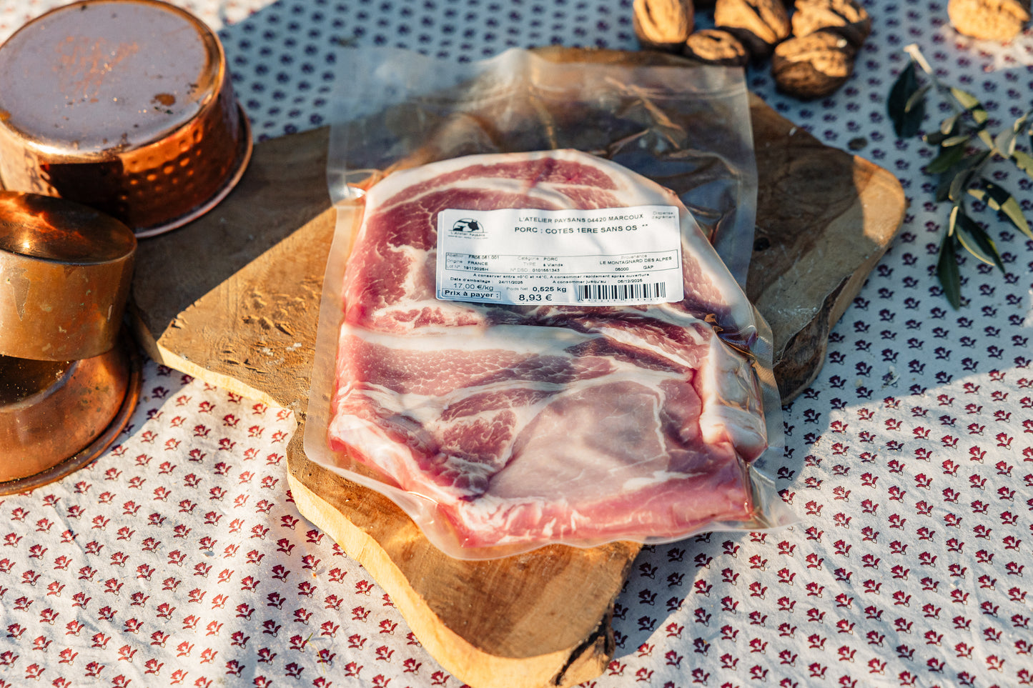 Cote de porc de montagne