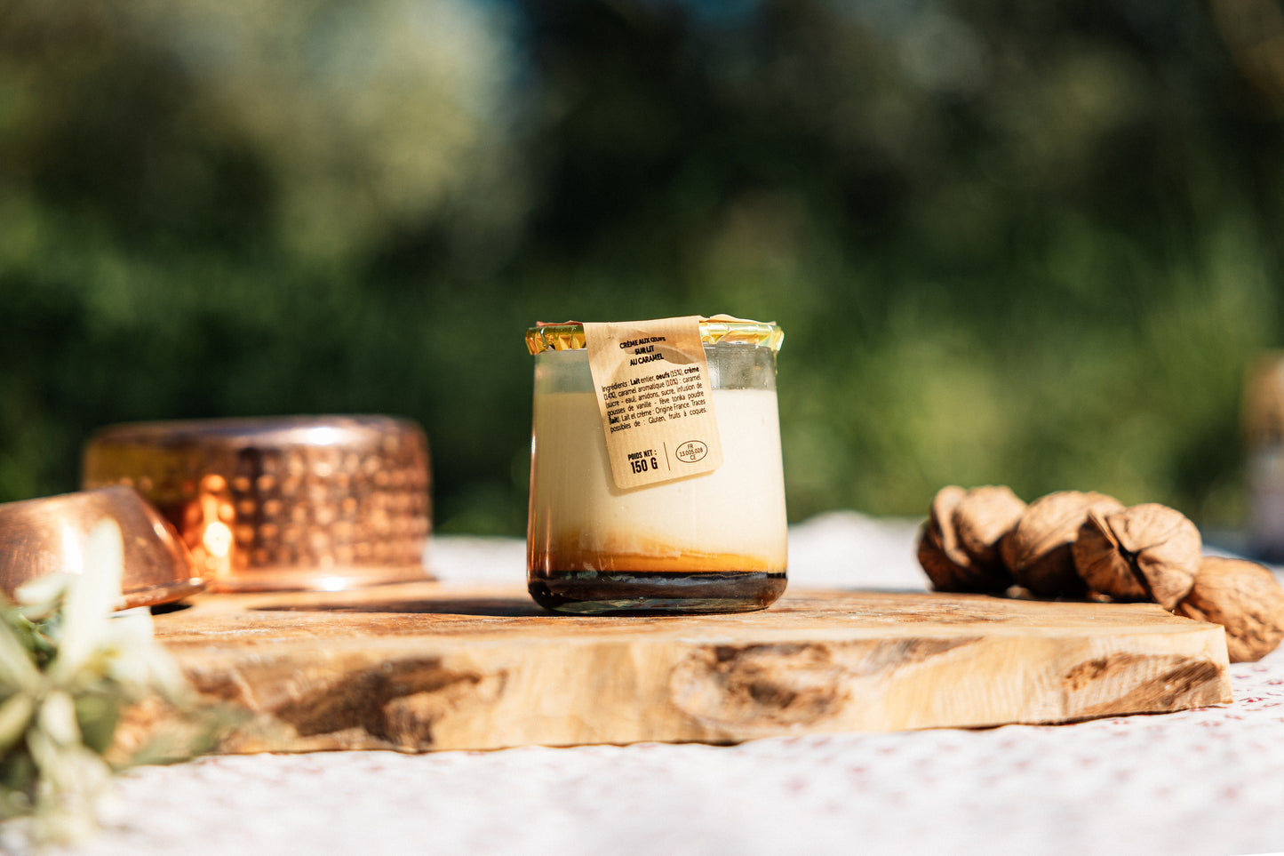 Crème aux œufs sur lit de caramel