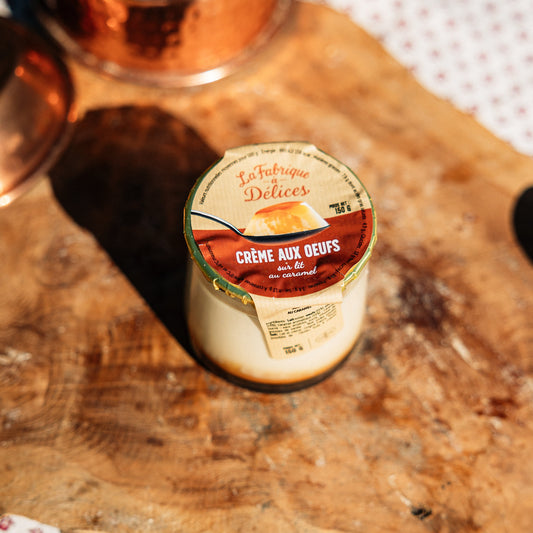 Crème aux œufs sur lit de caramel