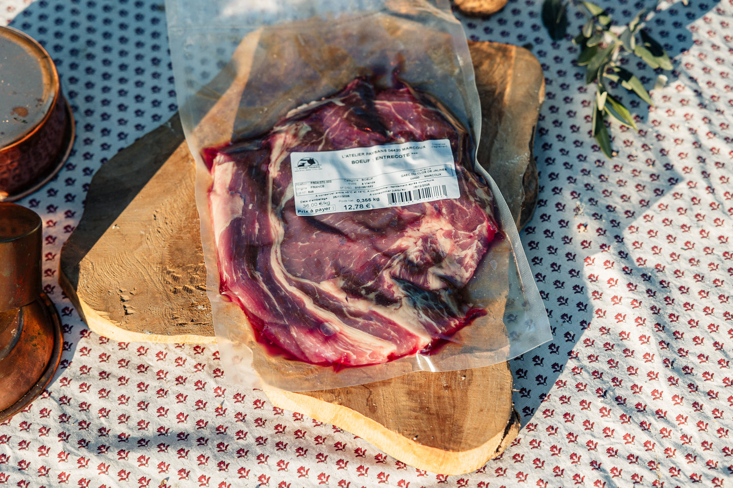 Entrecote de boeuf Charolais