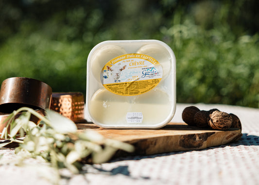 Fromage frais en faisselle au lait de chèvre