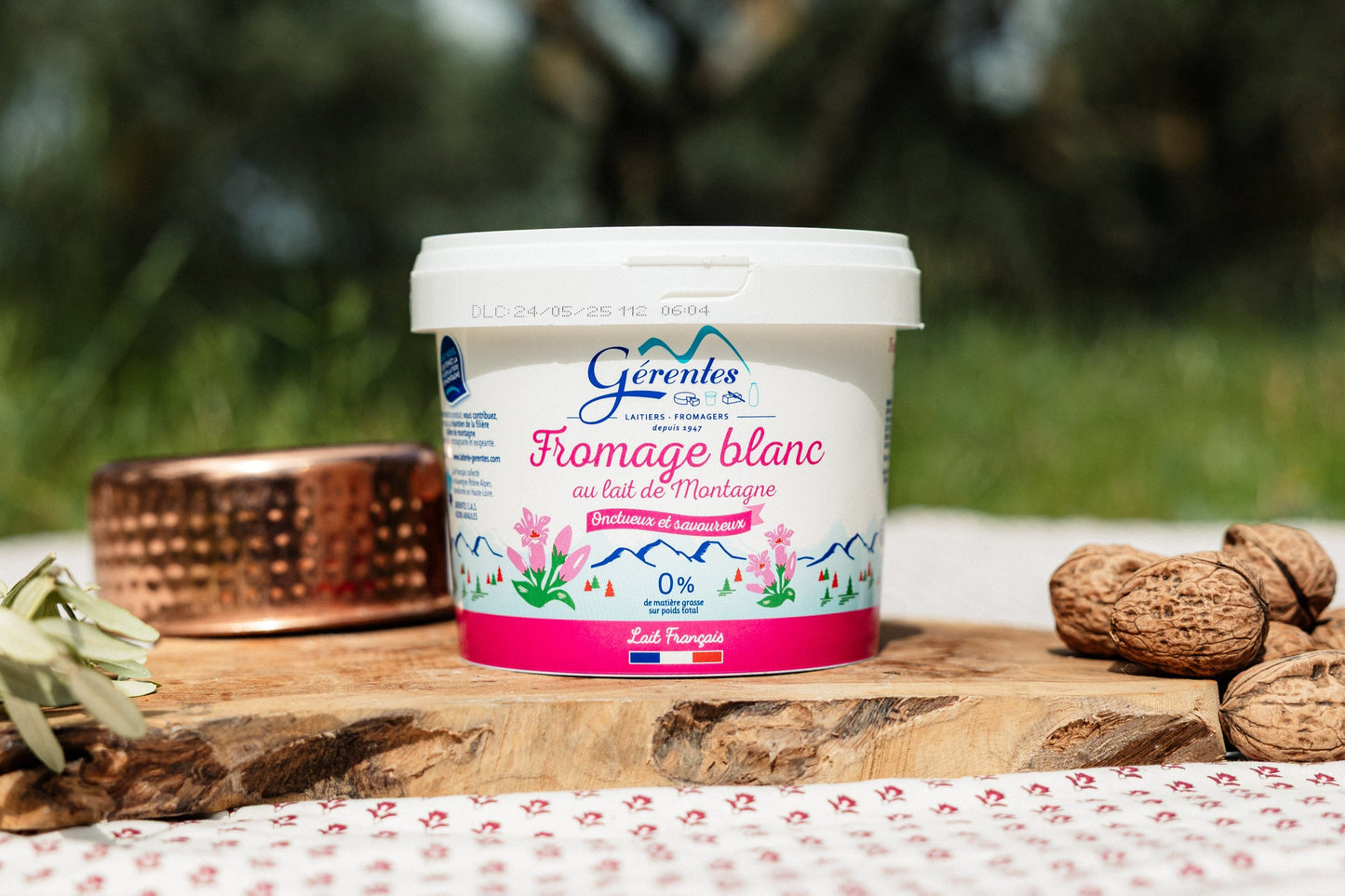 Fromage blanc au lait de montagne 0% 1kg