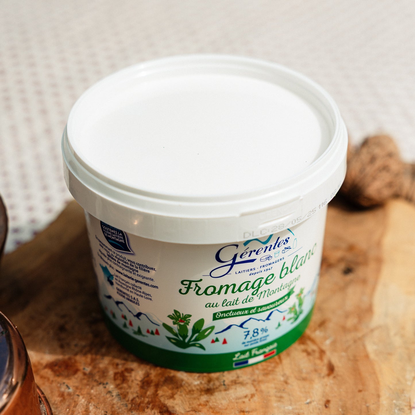 Fromage blanc au lait de montagne 7,8% 1kg