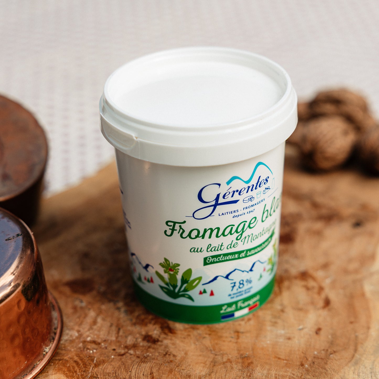Fromage blanc au lait de montagne 7,8% 500g