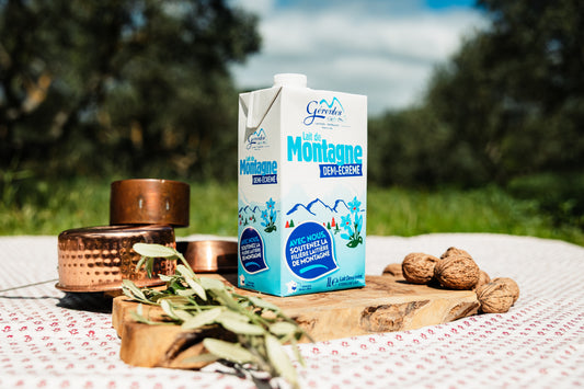 Lait demi-écrémé de montagne