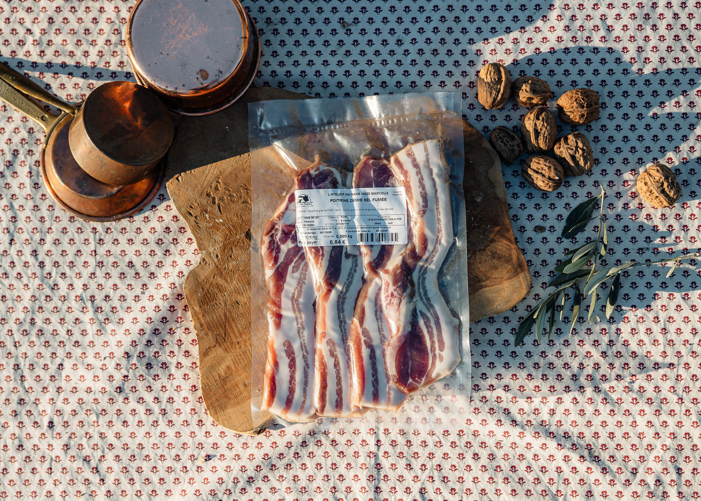 Poitrine fumee de porc de montagne