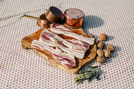 Poitrine fumee de porc de montagne