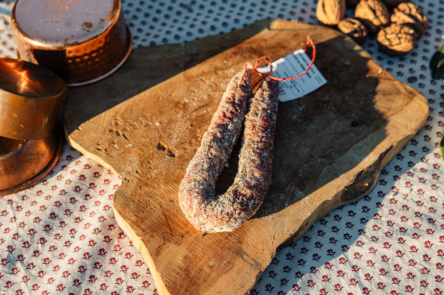 Saucisse seche  Parmesan au Porc de montagne
