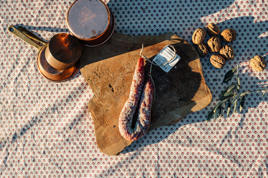 Saucisse seche au Roquefort au Porc de montagne