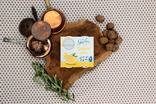 Yaourt citron au lait de montagne