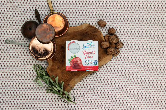 Yaourt fraise au lait de montagne