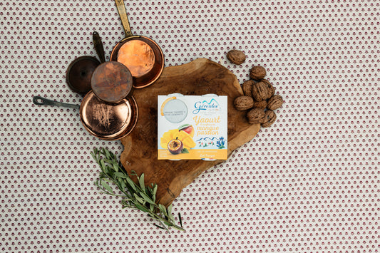 Yaourt mangue-passion au lait de montagne