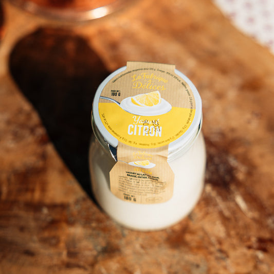 Yaourt brassé au lait entier du jour Citron