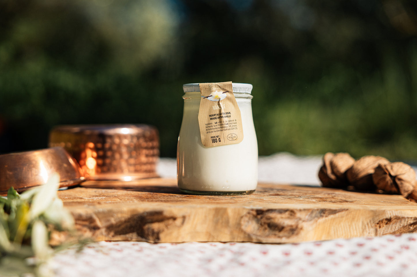 Yaourt brassé au lait entier du jour Vanille